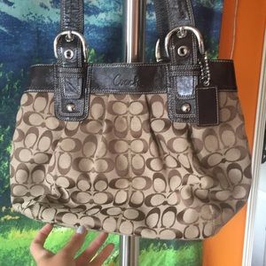 Large authentic Coach purse
